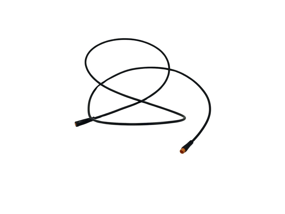 Sort ledning til kranksensor på Lille Klaus el-ladcykel fra EventyrCykler