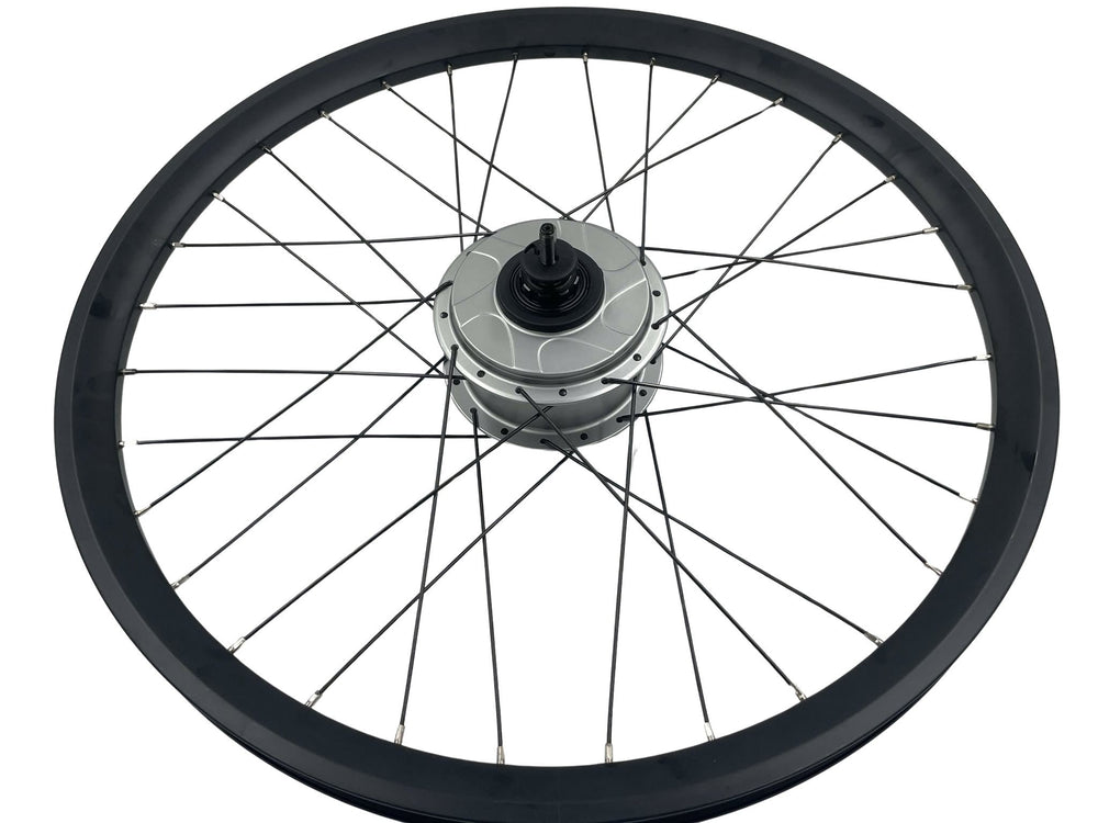 Baghjul med NuVinci gear til ladcykel og el-ladcykel