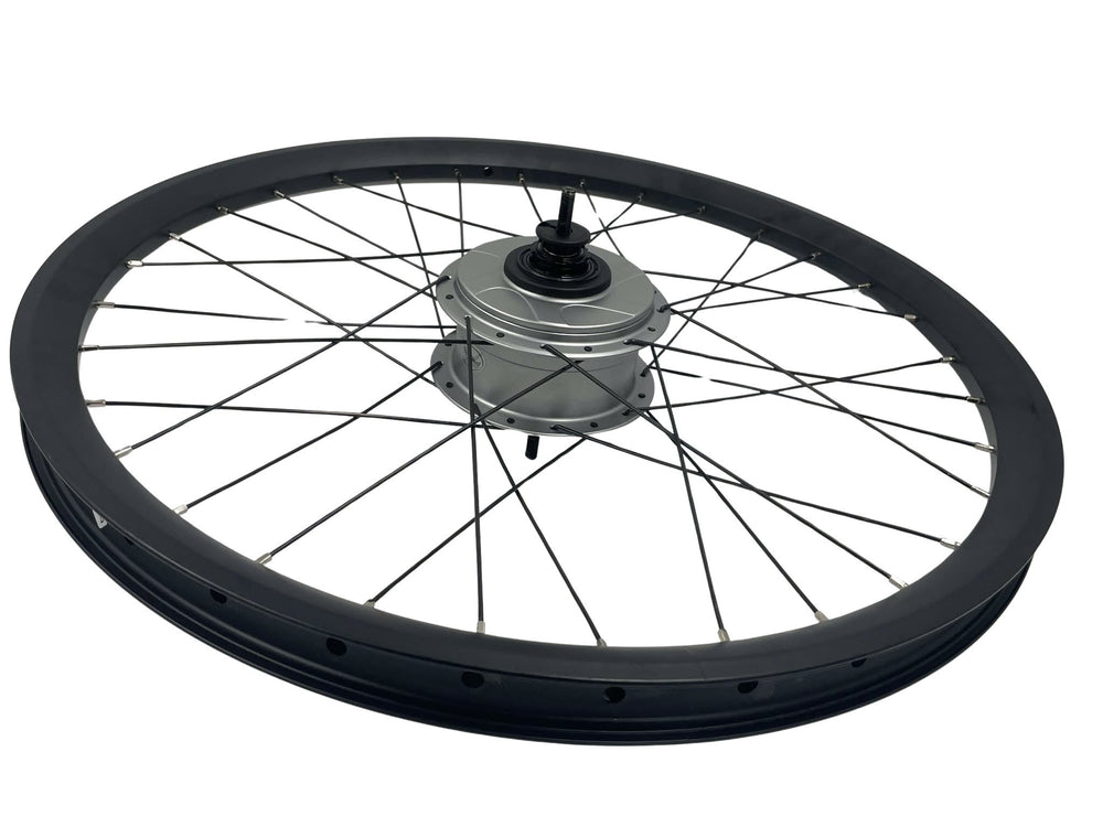 Baghjul med NuVinci gear til ladcykel og el-ladcykel