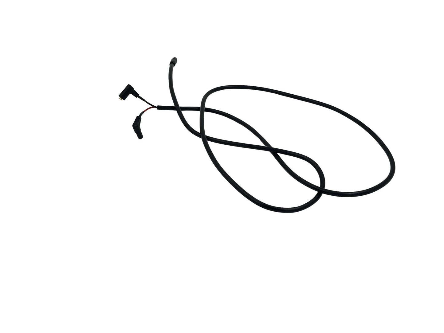 Sort powerkabel til Store Klaus el-ladcykel fra EventyrCykler