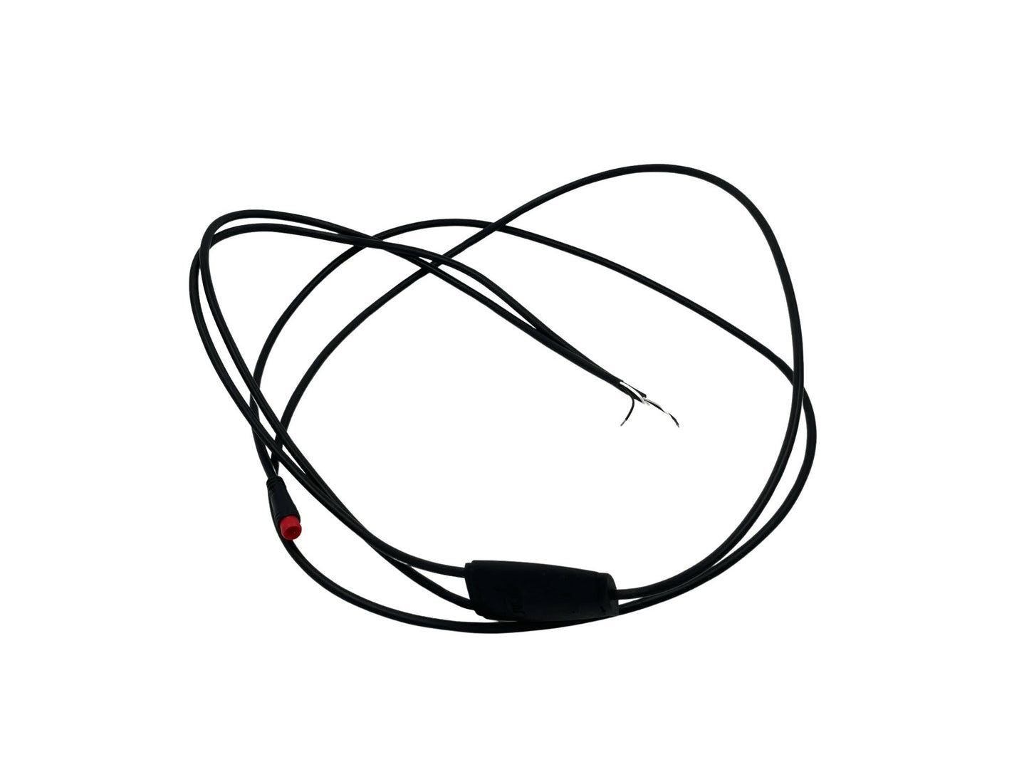 Sort powerkabel til Tommelise el-ladcykel fra EventyrCykler