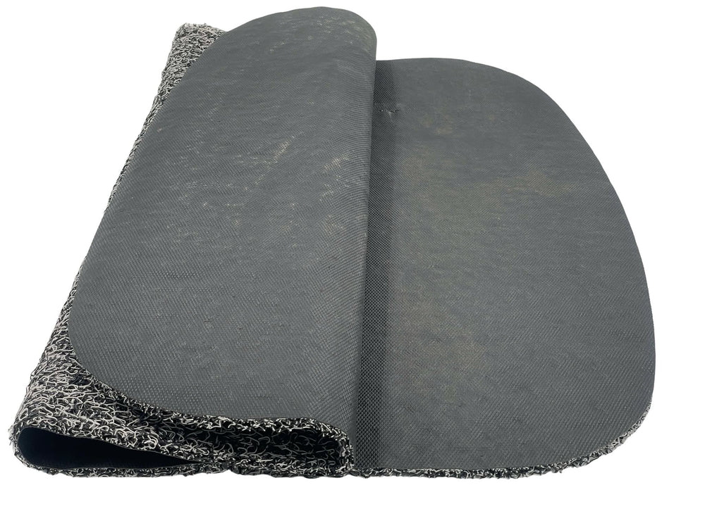 Grå bundmåtte til ladkassen på Tommelise el-ladcykel fra EventyrCykler