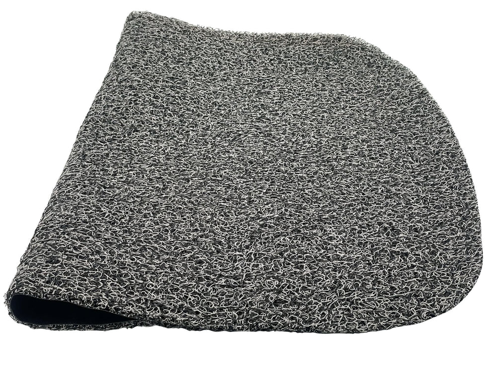 Grå bundmåtte til ladkassen på Tommelise el-ladcykel fra EventyrCykler