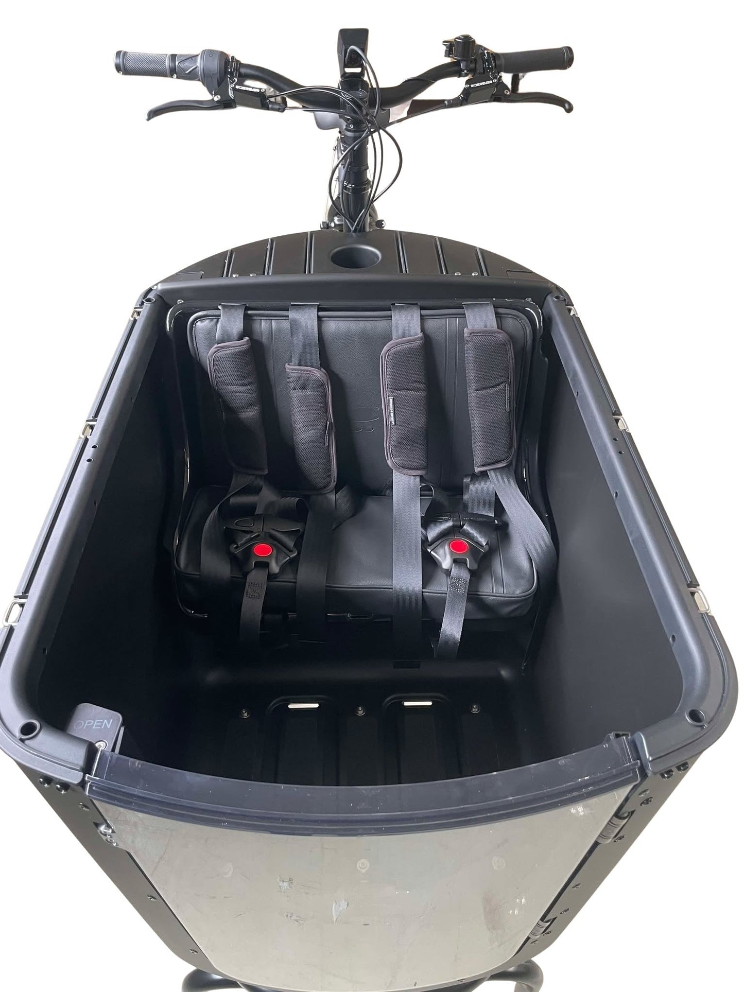 Ladet på sort Butchers and Bicycles MK1-E Vario el-ladcykel