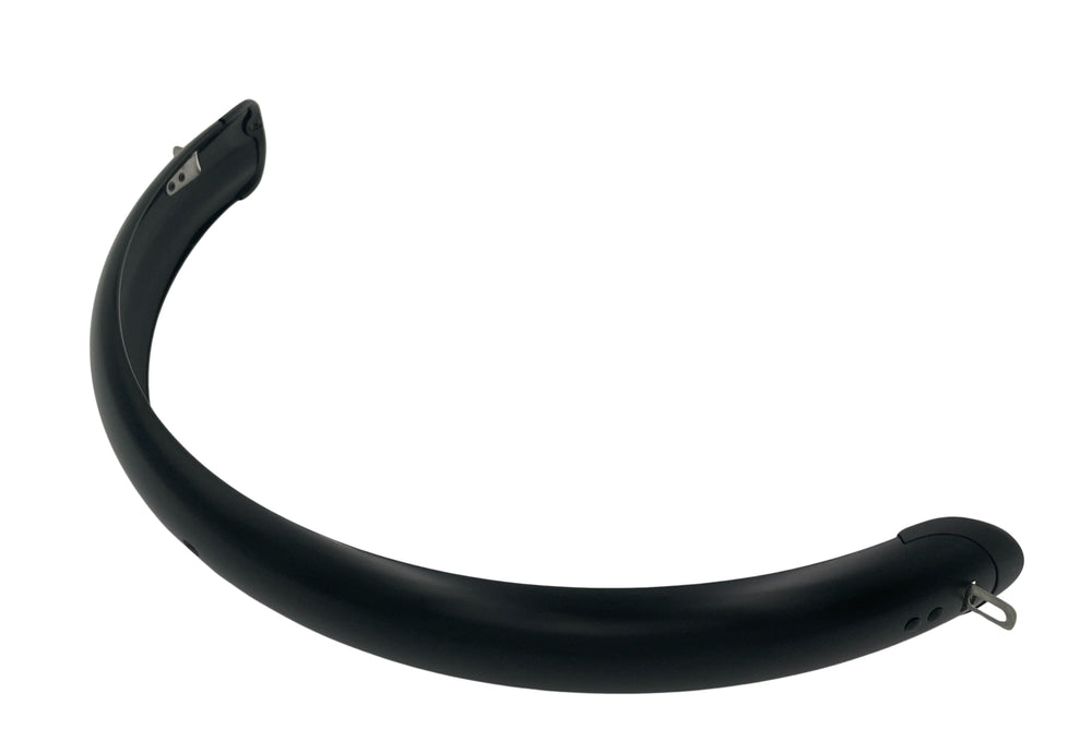 Sort bagskærm på Tommelise ladcykel fra EventyrCykler