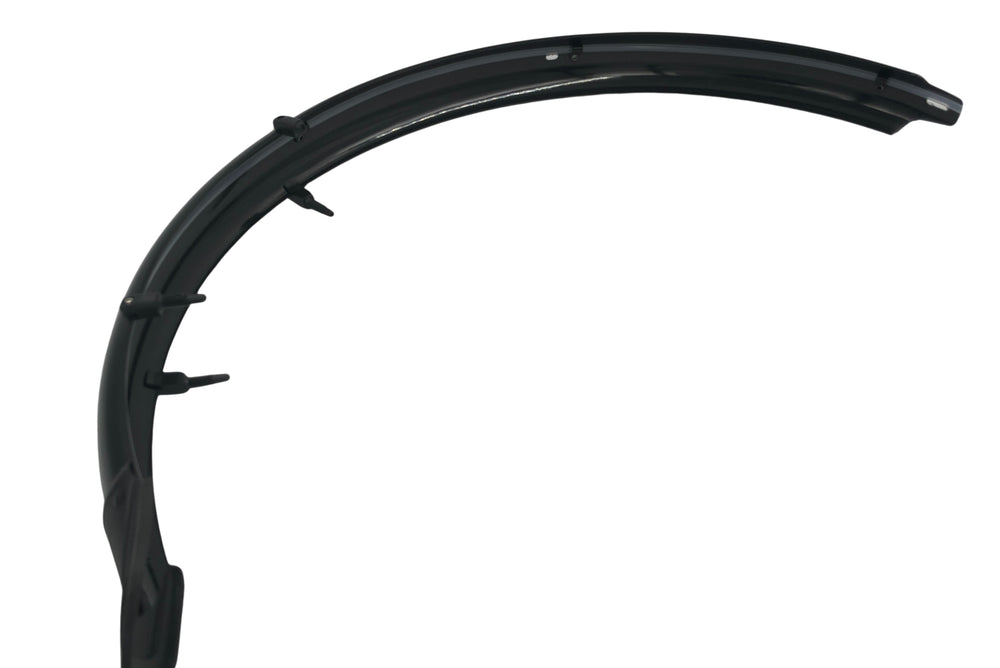 Sort bagskærm på Tommelise ladcykel fra EventyrCykler