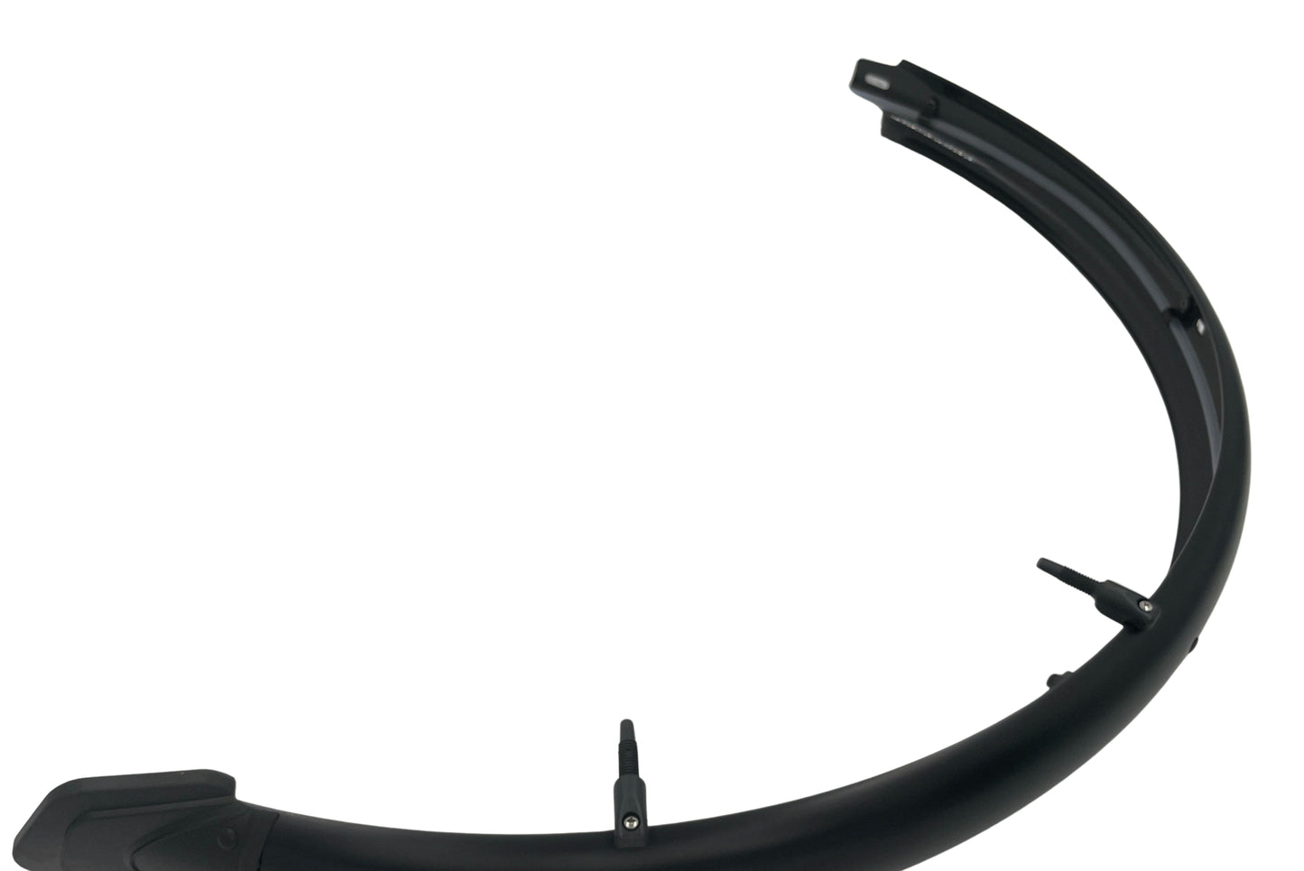 Sort bagskærm på Tommelise ladcykel fra EventyrCykler