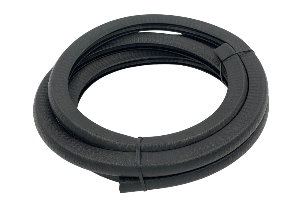 Sort kantbånd til ladkassen på Tommelise el-ladcykel fra EventyrCykler