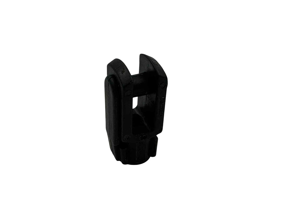 black plastic rod end connector for butchers and bicycles electric cargo bike