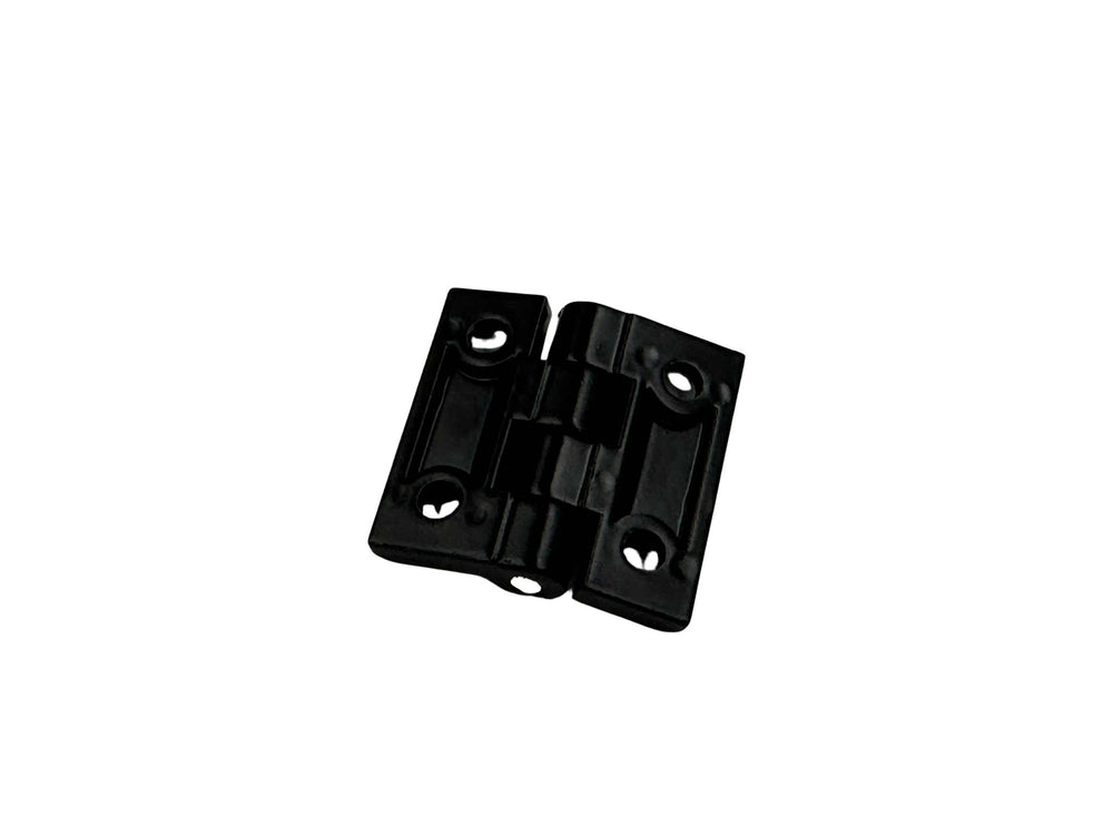 Black aluminium hinge for butchers and bicycles electric cargo bike