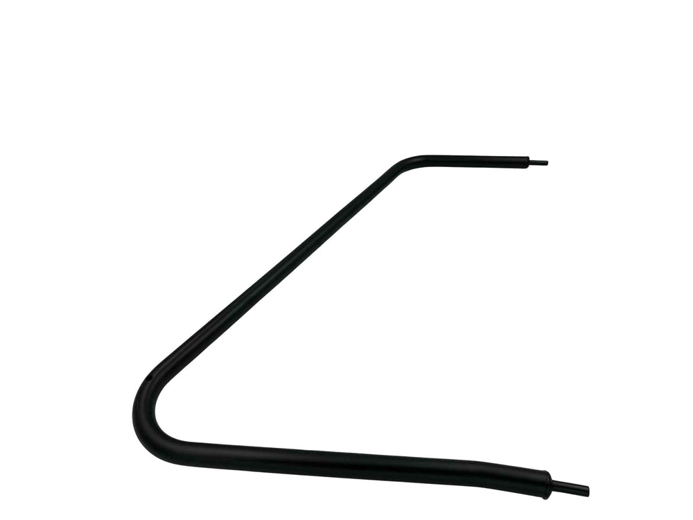 Black left hood bar for butchers and bicycles electric cargo bike