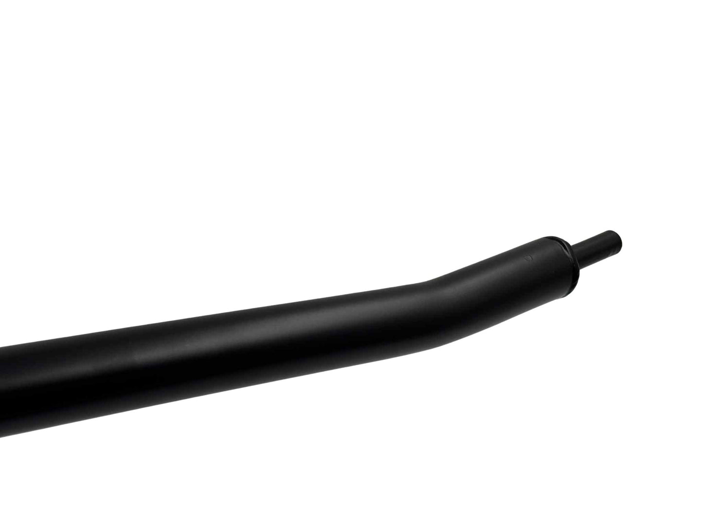 Close-up of black right hood bar for butchers and bicycles electric cargo bike