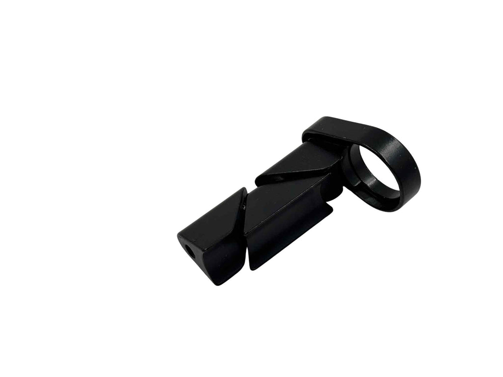 Black seat clamp for butchers and bicycles and Klods-Hans electric cargo bikes