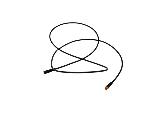 Sort ledning til kranksensor på Lille Klaus el-ladcykel fra EventyrCykler