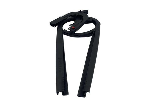 Sort komplet kædeskærm til blandt andet el-ladcykler 