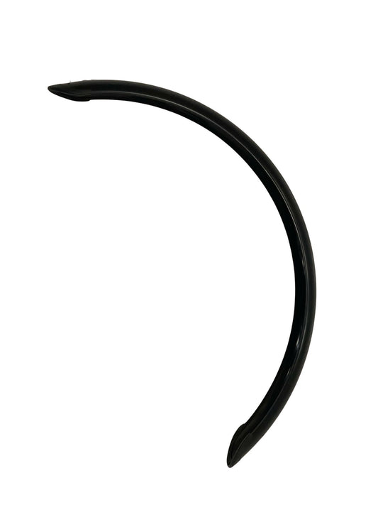 Sort forhjulsskærm til Tommelise el-ladcykel fra EventyrCykler