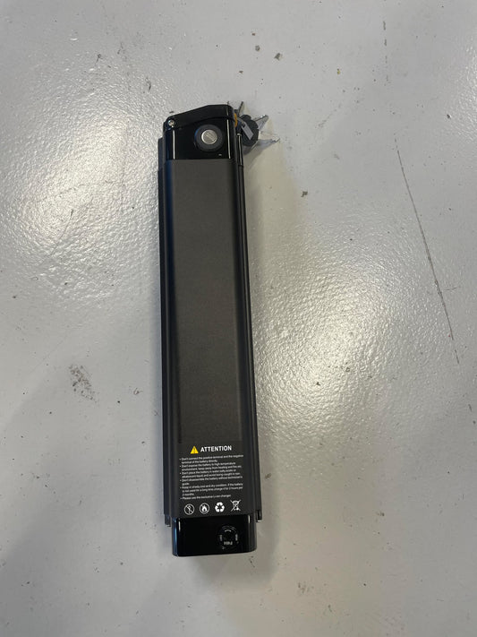 Sort batteri til elcykel og el-ladcykel