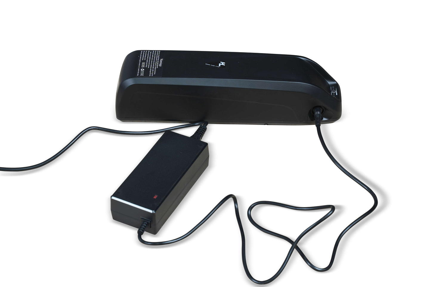 Batteri med oplader fra Store Klaus el-ladcykel fra EventyrCykler