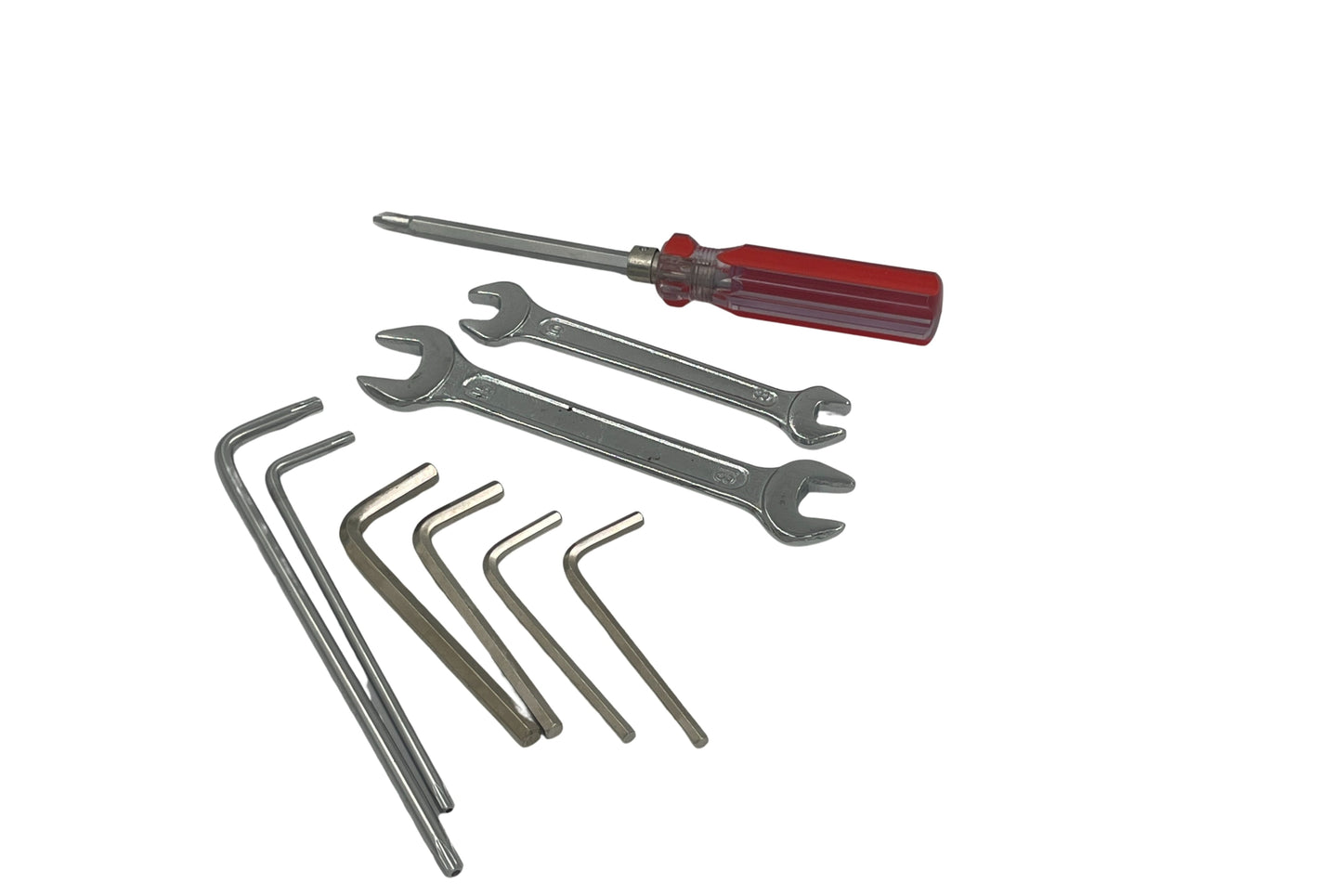 Værktøjssæt til blandt andet vedligeholdelse af ladcykel