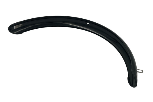 Sort bagskærm på Tommelise ladcykel fra EventyrCykler