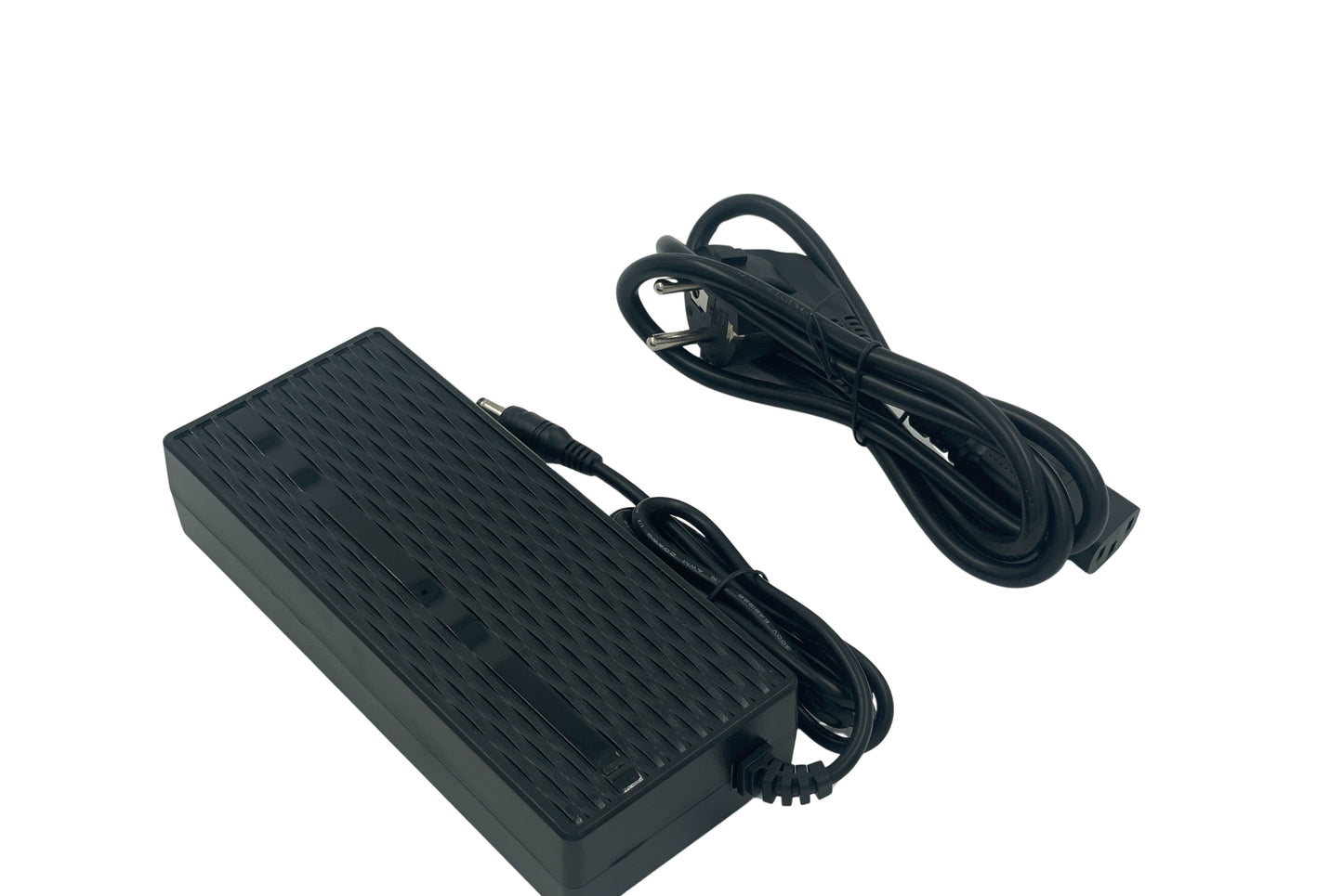 Sort oplader til 48V batteripakke