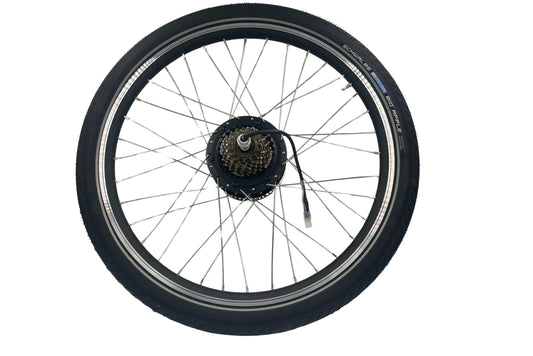 Komplet baghjul til Tommelise el-ladcykel fra EventyrCykler