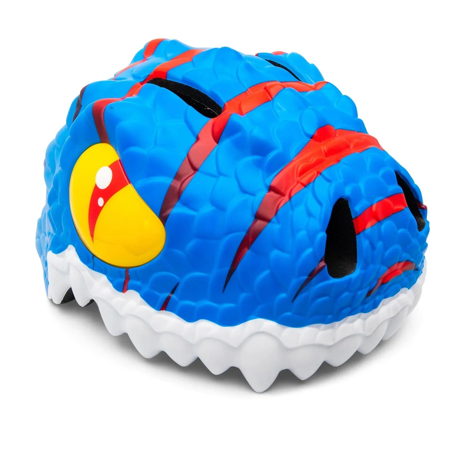 Blå dinosaur cykelhjelm til børn