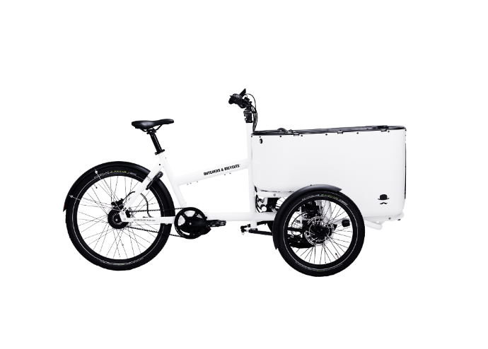 White MK1-E Gen. 3 Vario butchers and bicycles electric cargo bike