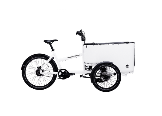 White MK1-E Gen. 3 Vario butchers and bicycles electric cargo bike