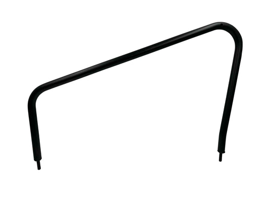 Black left hood bar for butchers and bicycles electric cargo bike